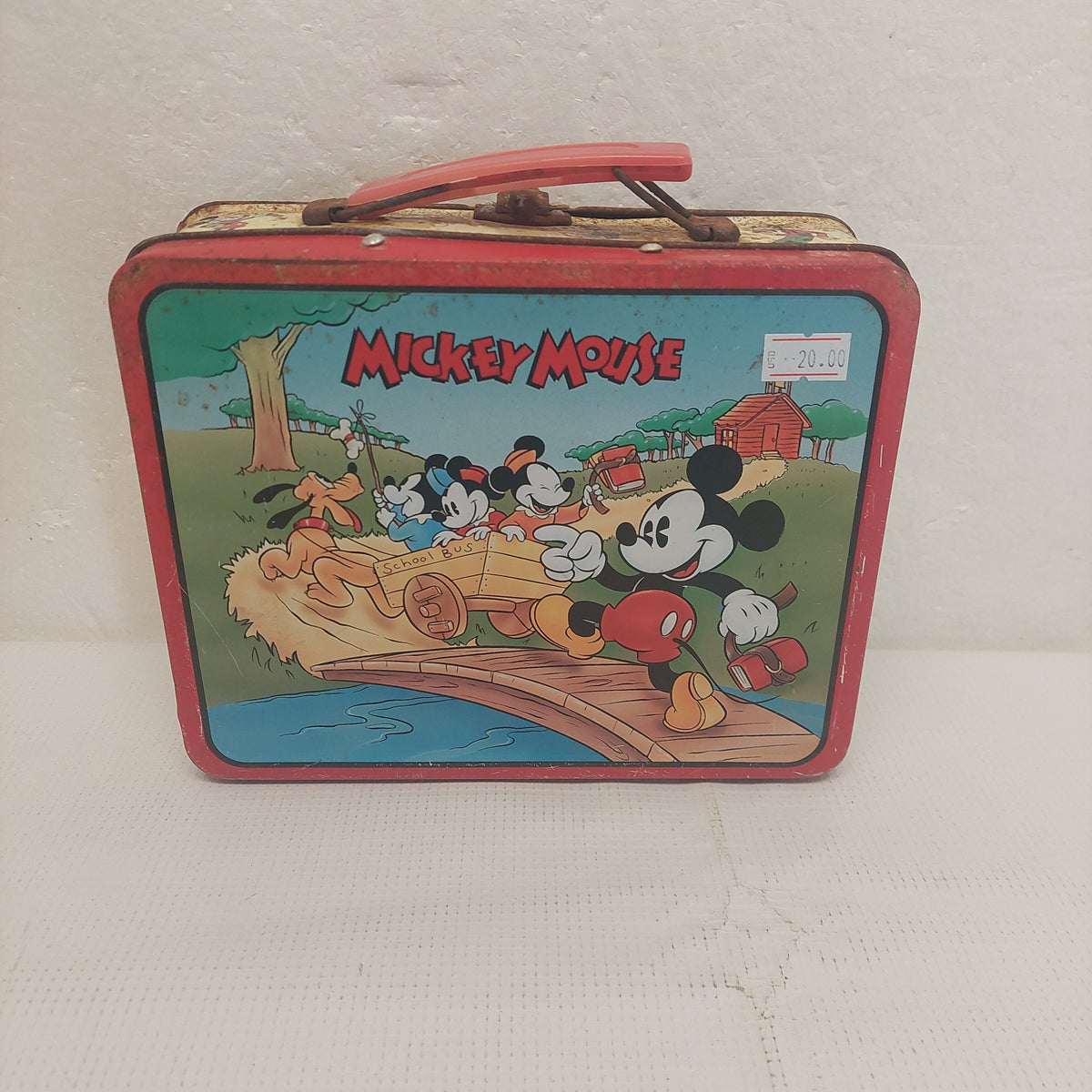 Vintage Disney Mickey and Donald 1954 outlet Lunch Box