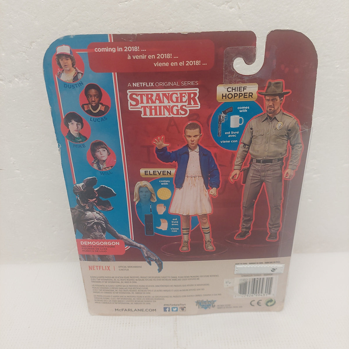 McFarlane Toys Stranger Things Chief Hopper Figure Retro Madness