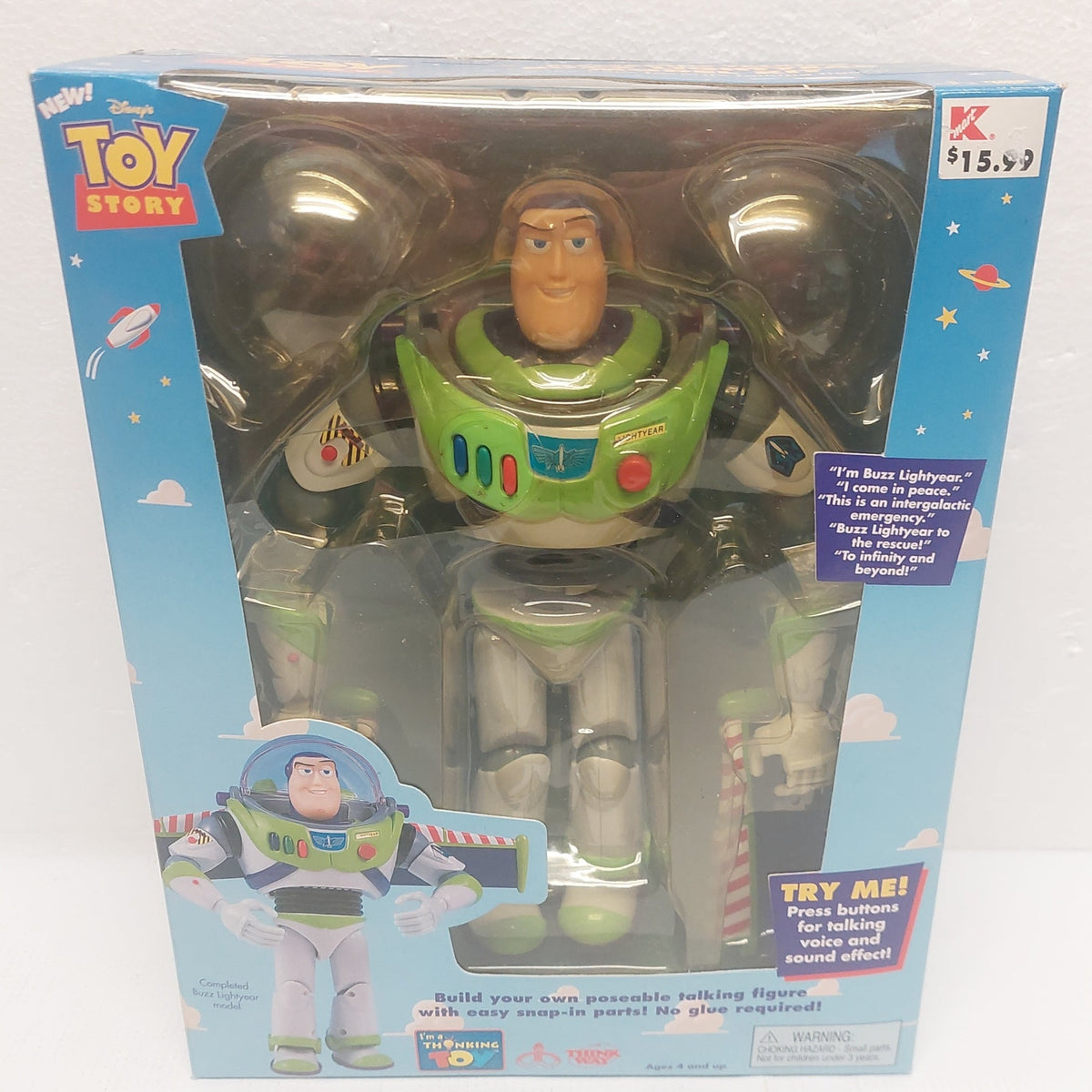 Toy story hot sale talking buzz