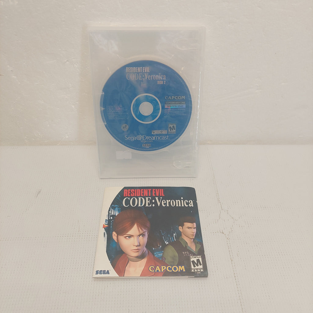 Sega Dreamcast Resident Evil CODE: Veronica Incomplete