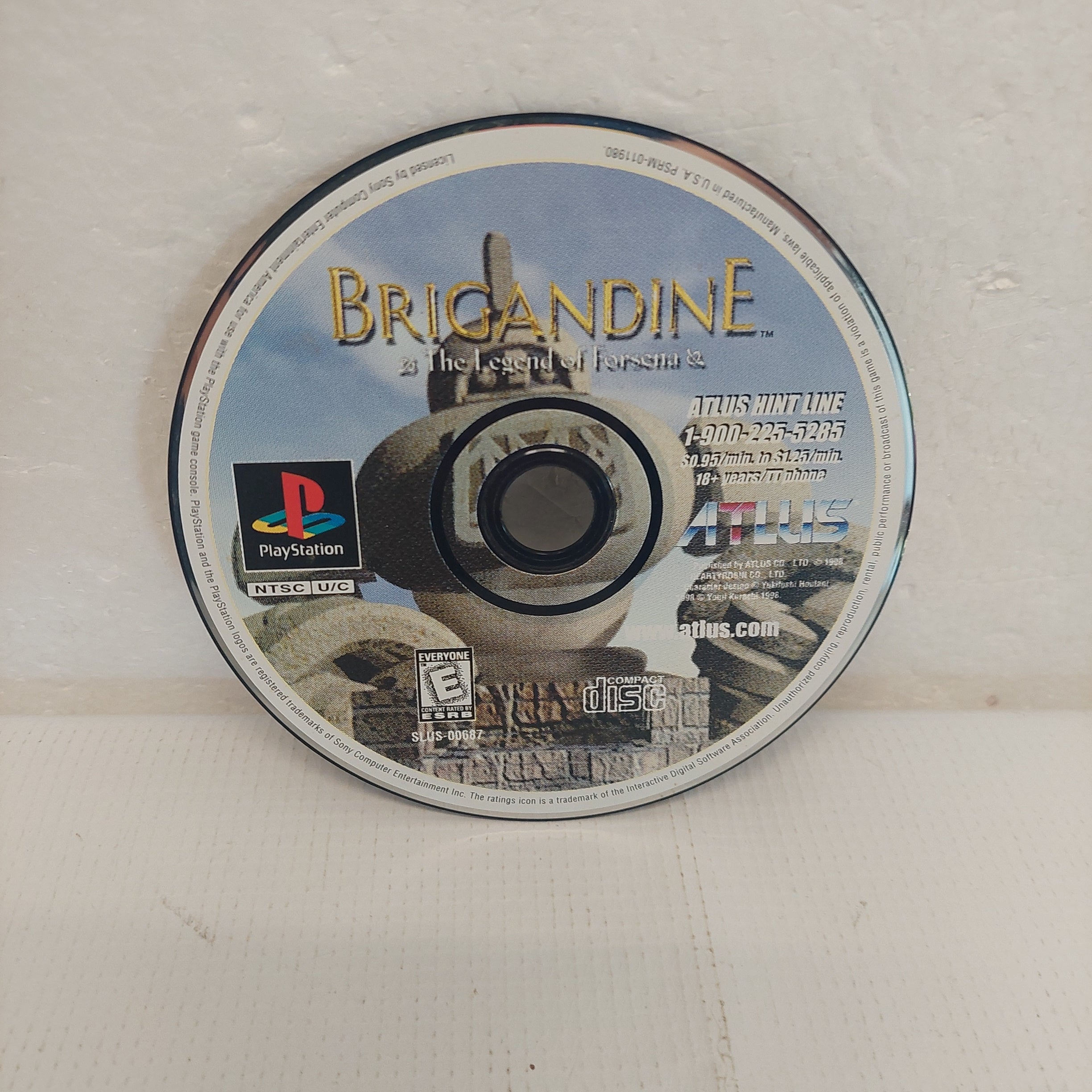 PlayStation Brigandine The Legend of Forsena Game Only