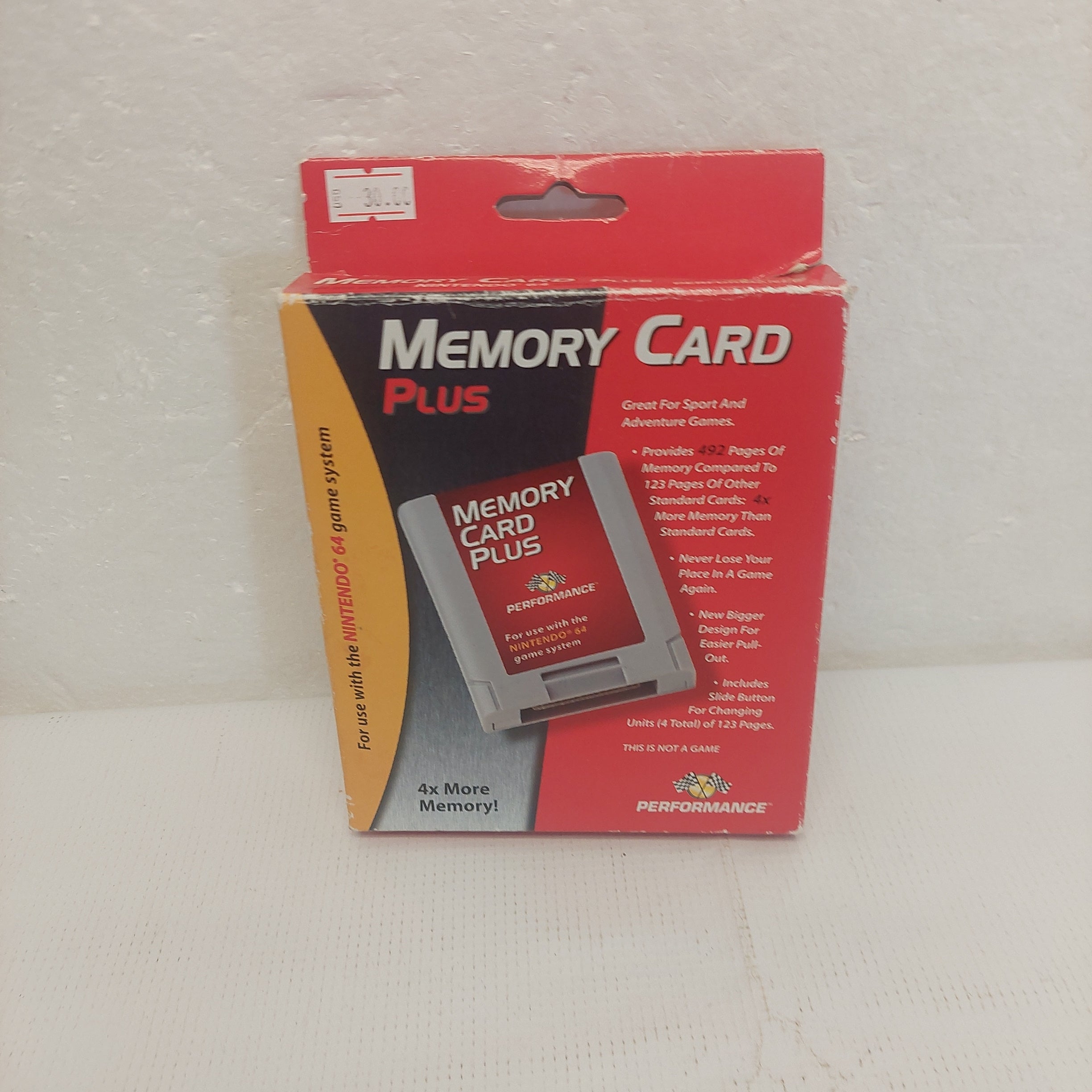 Memory Card Plus for the Nintendo 64
