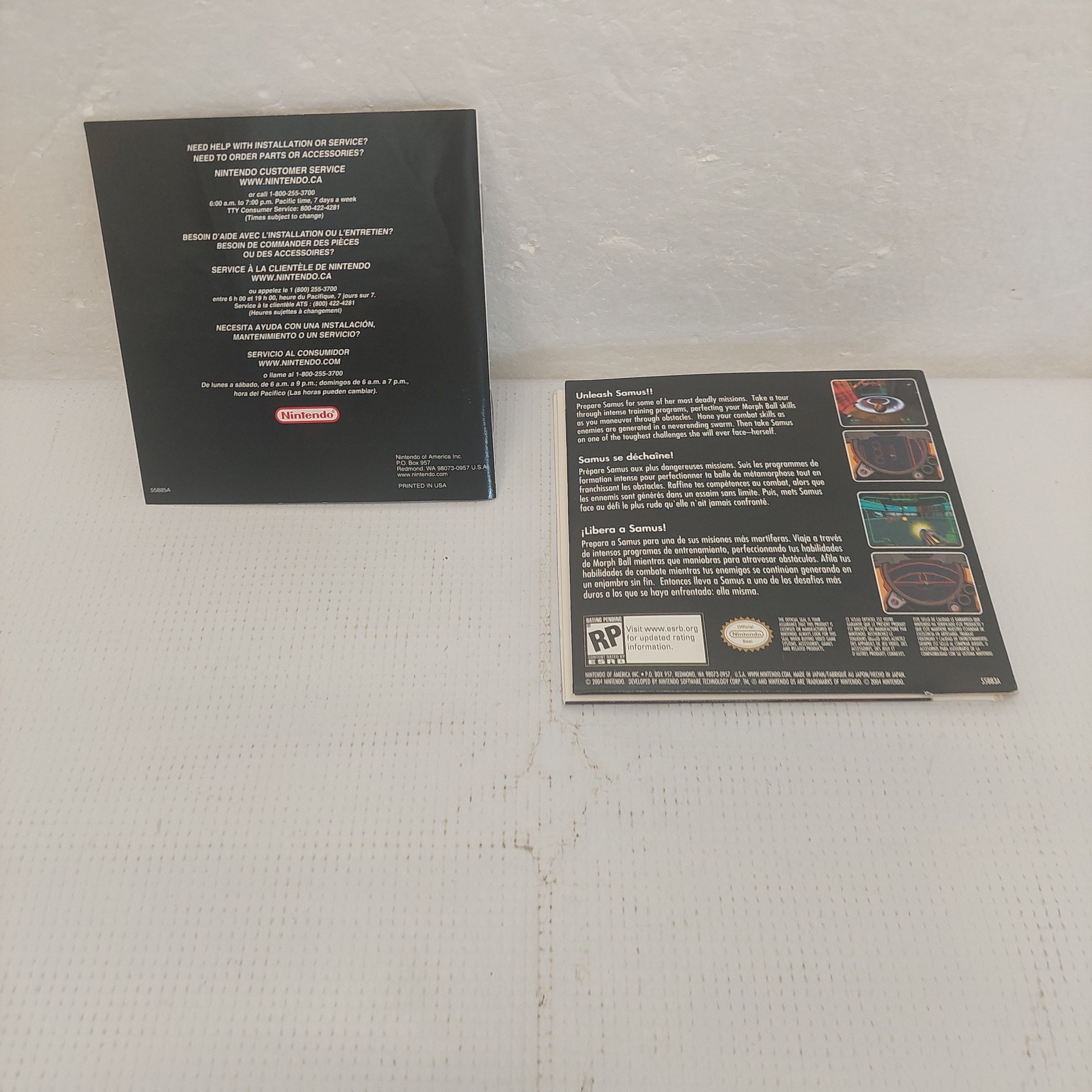 Metroid Prime Hunters First Hunt Nintendo DS Manual ONLY