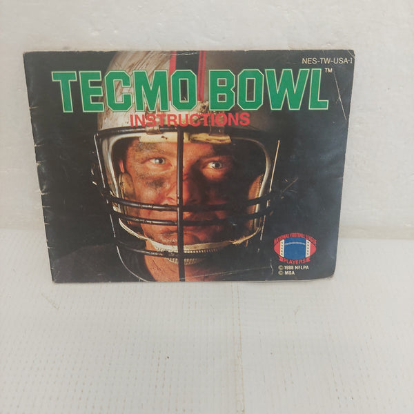 Tecmo Bowl NES Manual ONLY