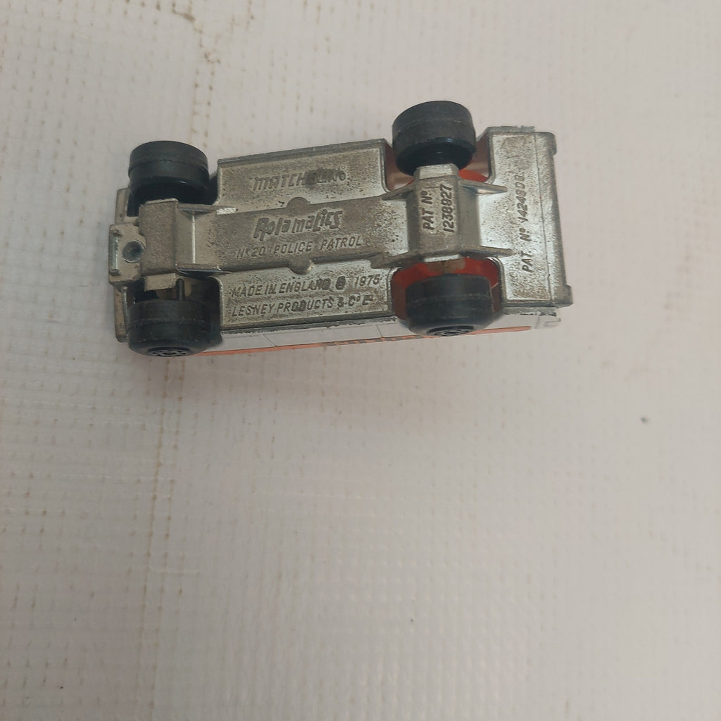 1975 Matchbox No. 20 Police Patrol