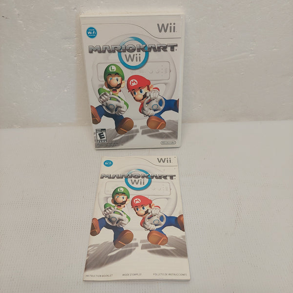 Nintendo Wii Mario Kart Case and Manual ONLY No Game