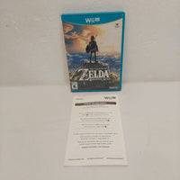 Nintendo Wii U Legend of Zelda Breath of the Wild Case and Inserts ONLY No Game