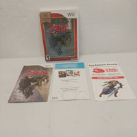 Nintendo Selects Wii U Zelda Twilight Princess Case, Manual and Inserts ONLY No Game