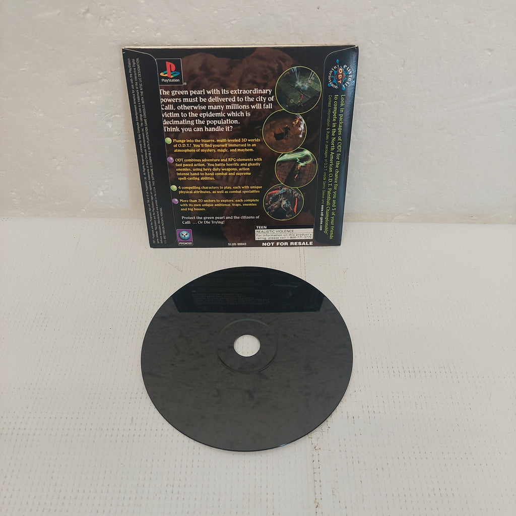 PlayStation Escape Or Die Trying ODT Demo CD