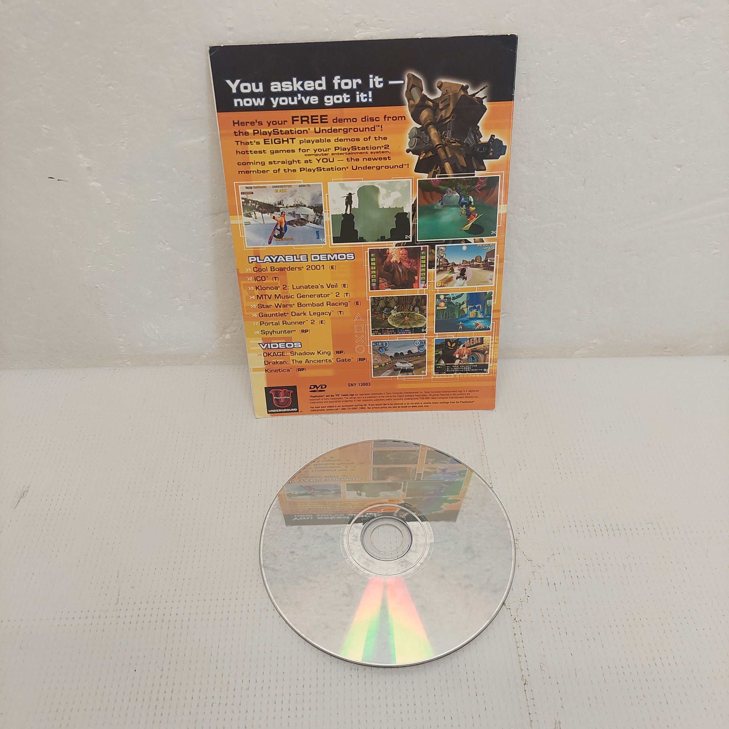 PlayStation 2 Demo Disc Version 2.3 – Retro Madness