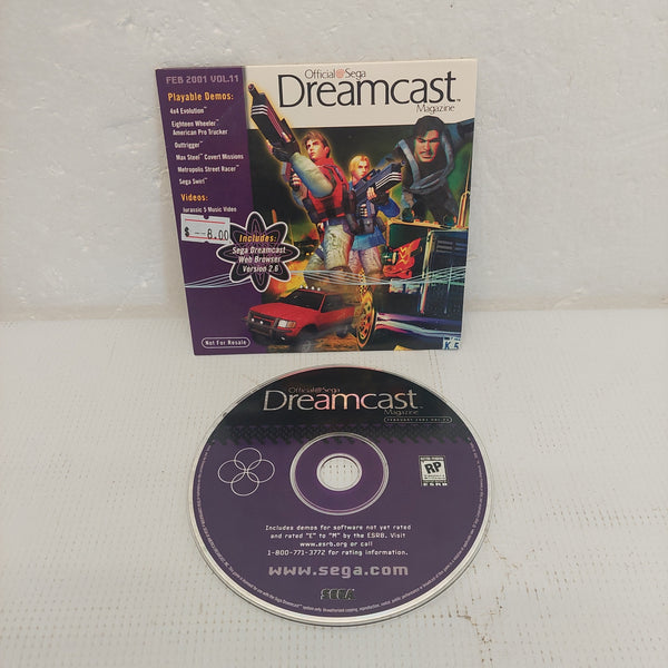 Official Sega Dreamcast Magazine Playable Demos Feb. 2001 Vol. 11