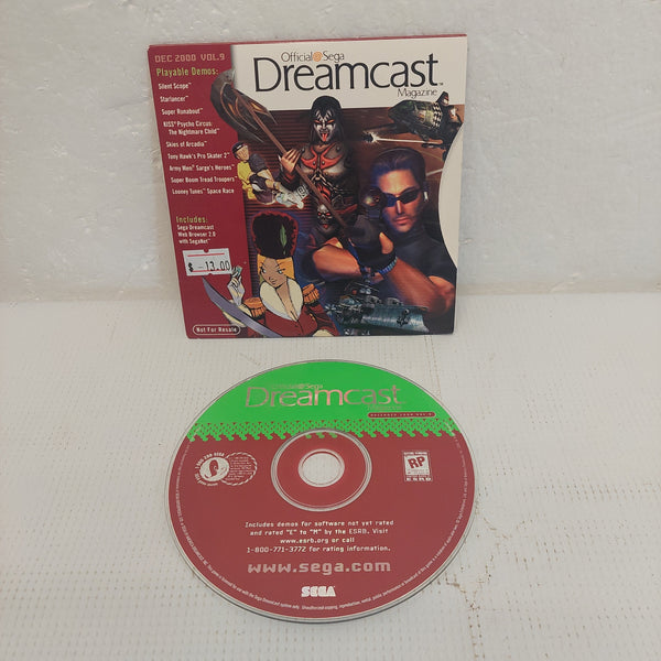 Official Sega Dreamcast Magazine Playable Demos Dec. 2000 Vol. 9