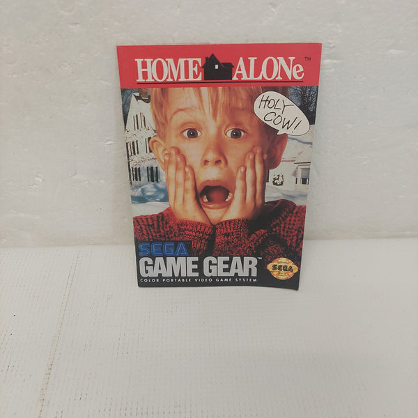 Home Alone Sega Game Gear Manual ONLY