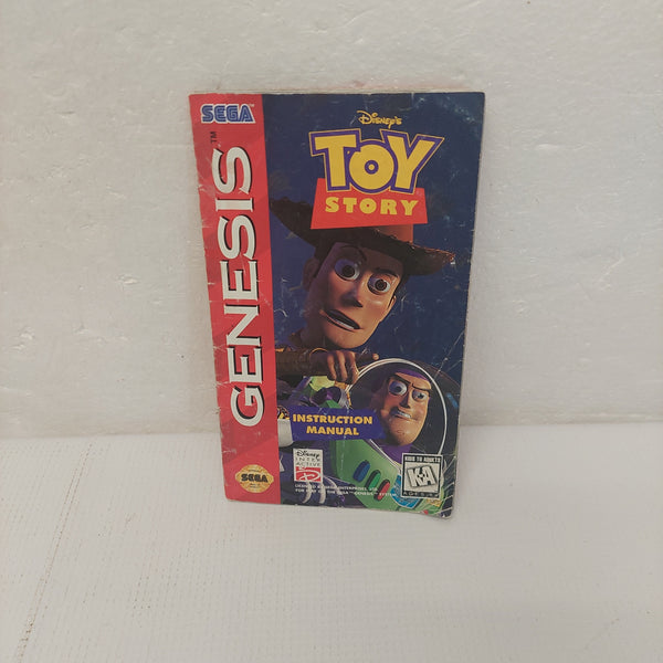 Disney's Toy Story Sega Genesis Manual ONLY