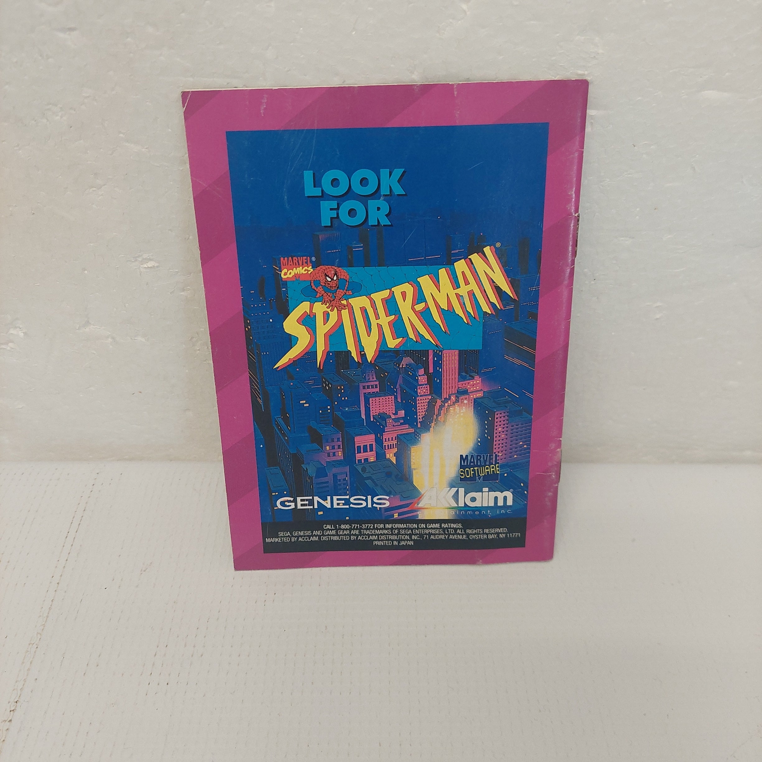 Stargate Sega Game Gear Manual ONLY