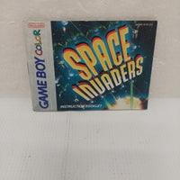 Space Invaders Nintendo Game Boy Color Instruction Manual ONLY