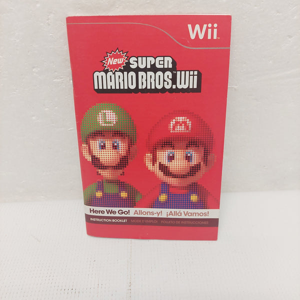 New Super Mario Bros. Wii Instruction Manual ONLY