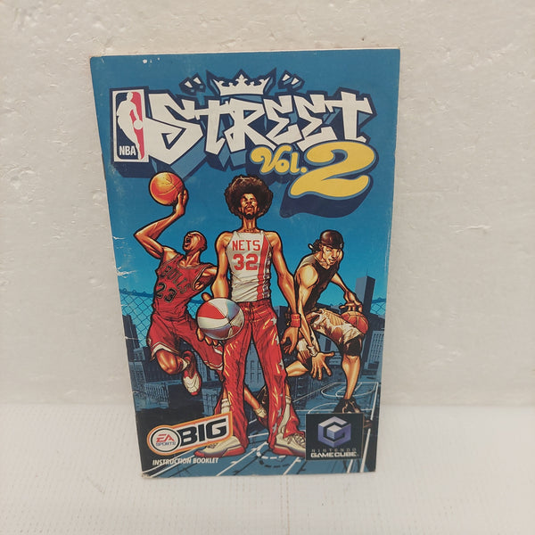 Nintendo Gamecube NBA Street Vol. 2 Instruction Manual ONLY
