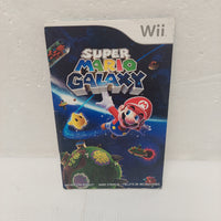 Nintendo Wii Super Mario Galaxy Instruction Manual ONLY