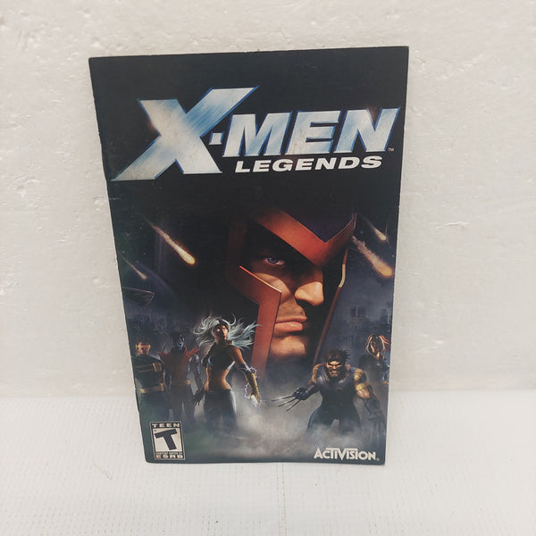 X-Men Legends PS2 Instruction Manual ONLY
