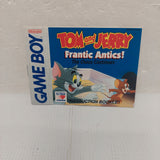 Tom and Jerry Frantic Antics! Nintendo Game Boy Instruction Manual ONLY