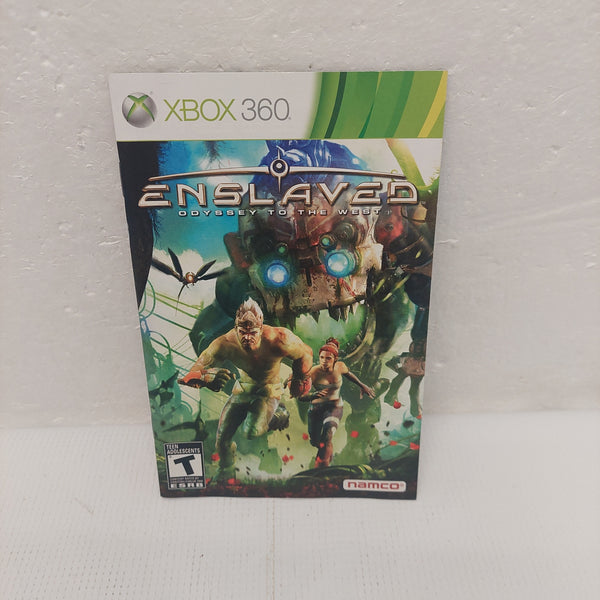 Enslaved Odyssey to the West Xbox 360 Instruction Manual ONLY