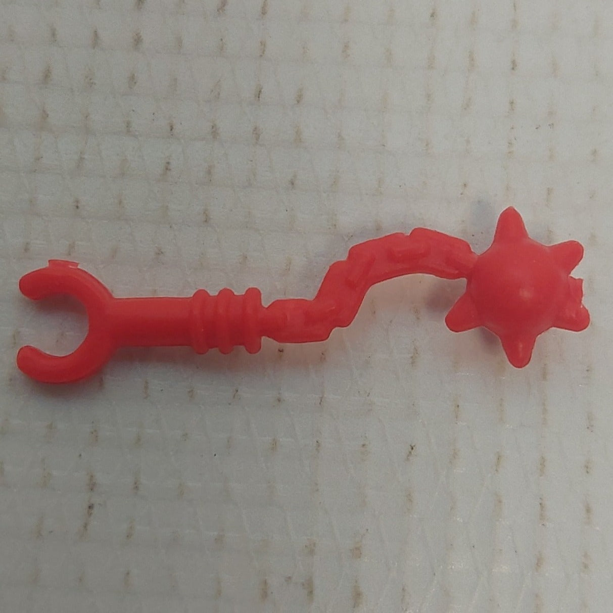 1987 Dino Riders Triceratops Orange Mace
