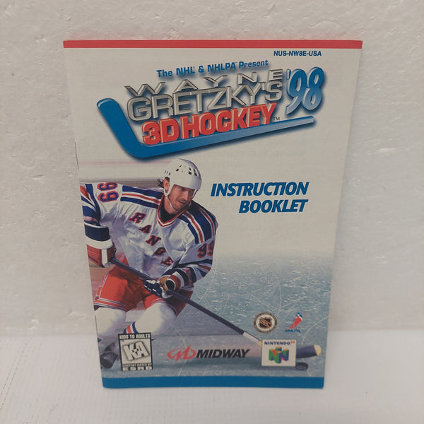 Wayne Gretzky's 3D Hockey '98 Nintendo 64 Manual
