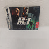 Nintendo Game Boy Advance Mission Impossible Operation Surma Instruction Manual