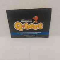 Q*Bert Intellivision Manual ONLY