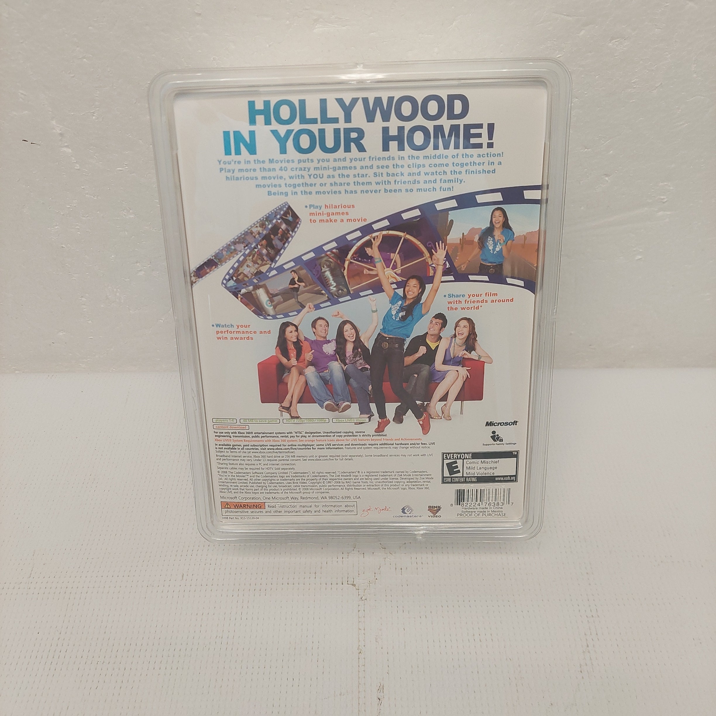 You're in the Movies (Microsoft Xbox 360, 2008) With Camera