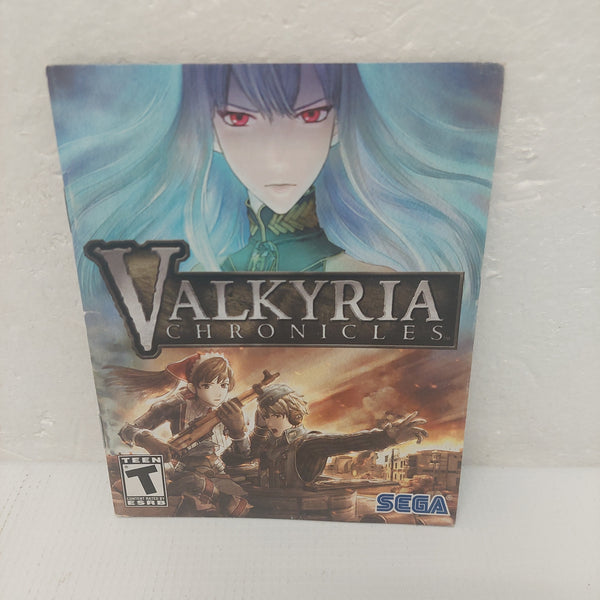 Valkyria Chronicles PS3 Instruction Manual ONLY