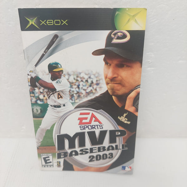 EA Sports MVP Baseball 2003 Instruction Manual ONLY