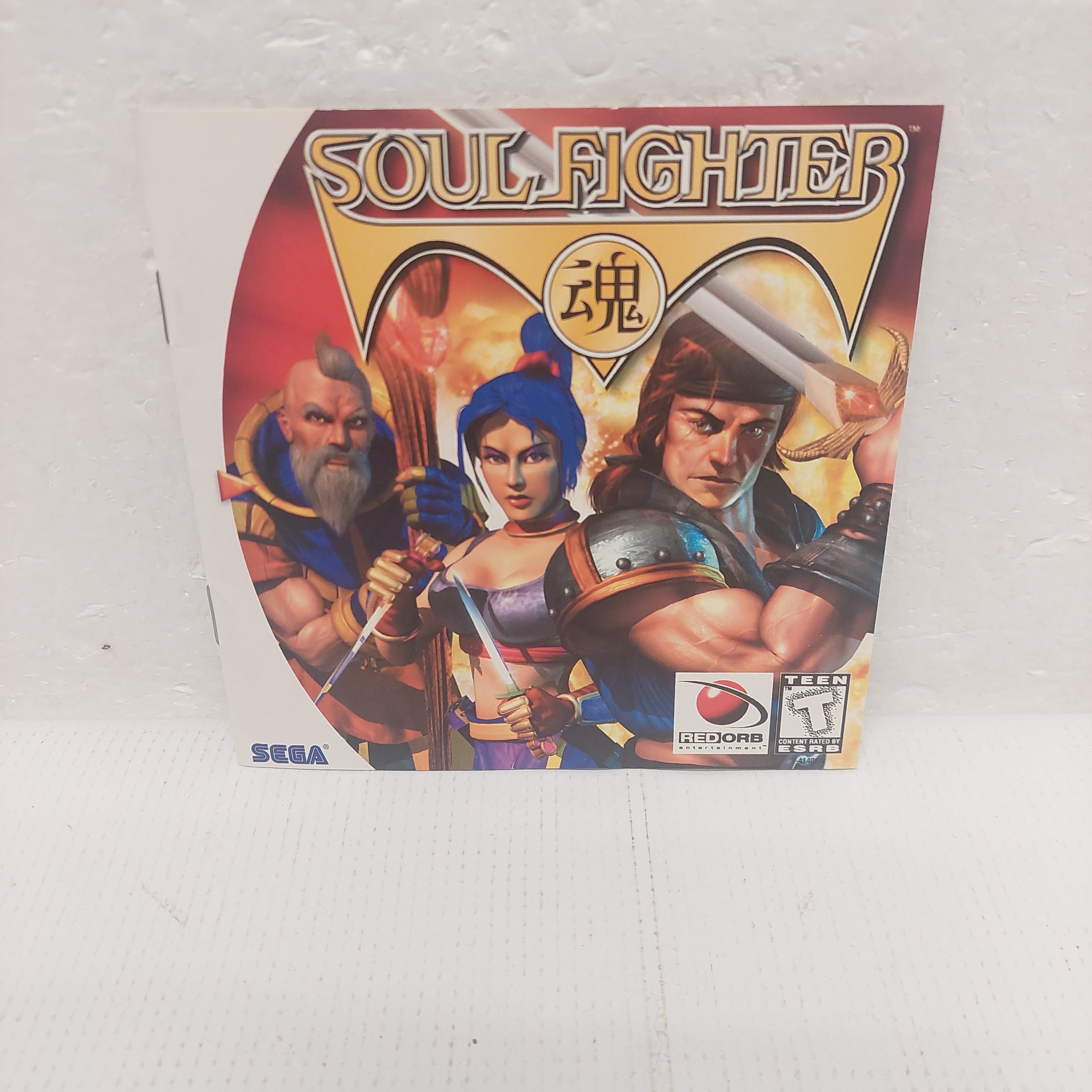 Soul Fighter Sega Dreamcast Instruction Manual ONLY