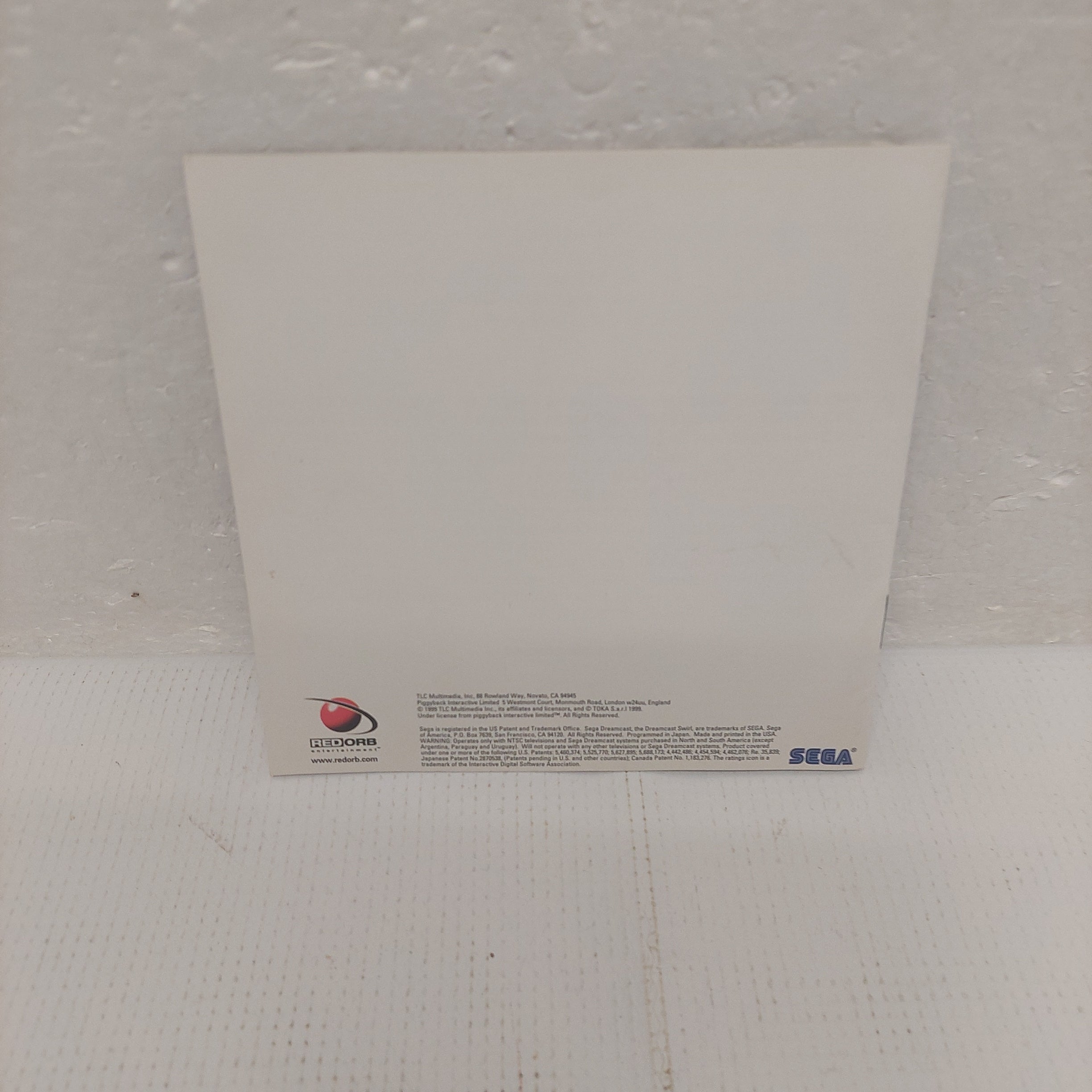 Soul Fighter Sega Dreamcast Instruction Manual ONLY