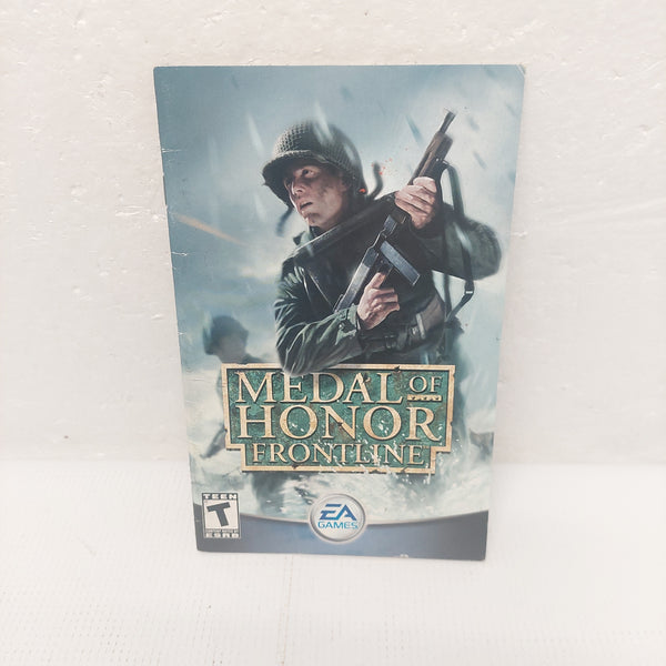 Medal of Honor Frontline PS2 Instruction Manual ONLY