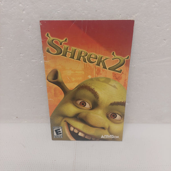 Shrek 2 PS2 Instruction Manual ONLY