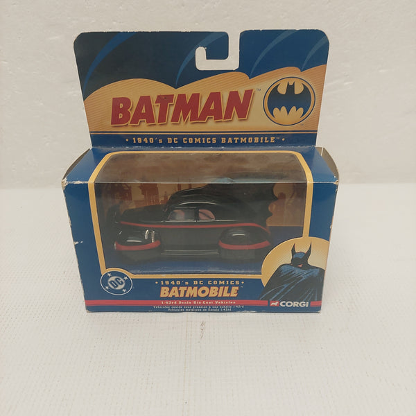 Batman 1940's DC Comics Batmobile 1:43 Scale