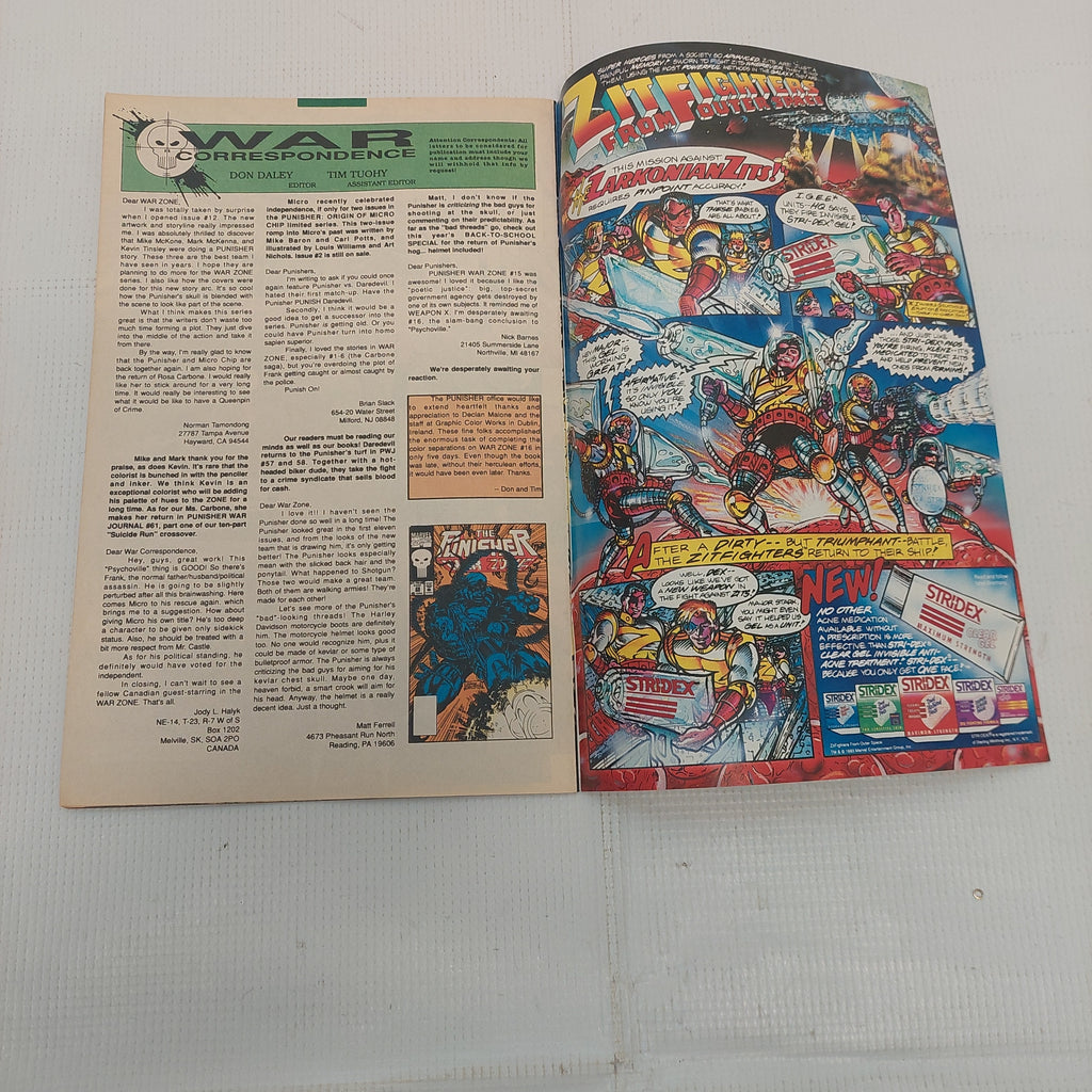 Marvel Comics The Punisher War Zone Return Fire! #21