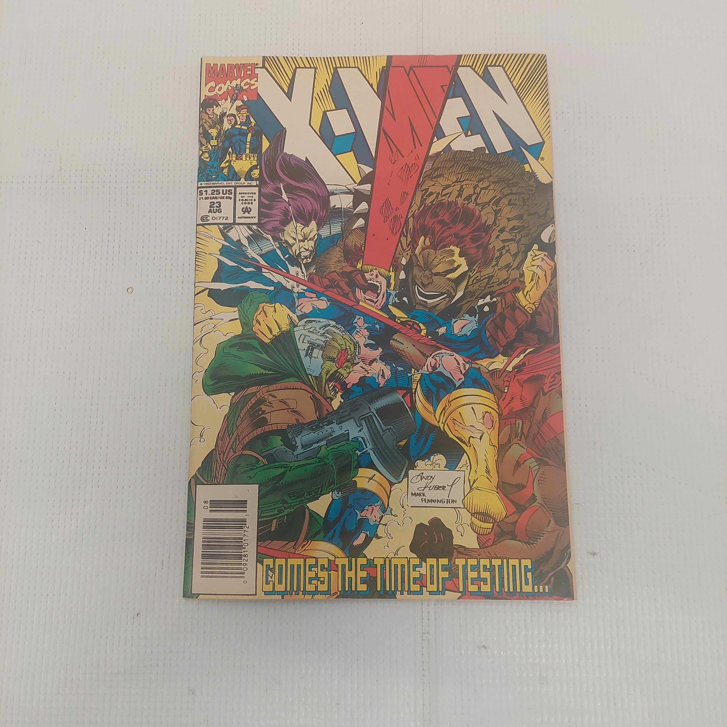 Marvel Comics X-Men #23 Comes the Time of Testing