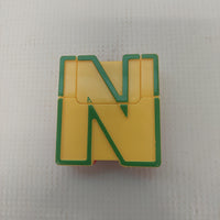 Vintage 1985 Alpha Bots Transforming Letter N