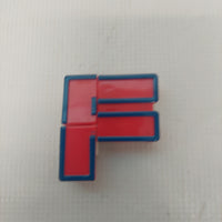 Vintage 1985 Alpha Bots Transforming Letter F