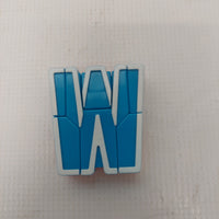 Vintage 1985 Alpha Bots Transforming Letter W