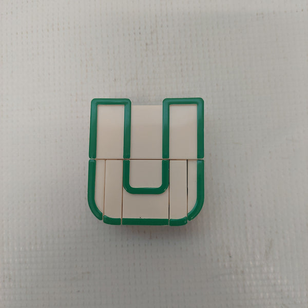 Vintage 1985 Alpha Bots Transforming Letter U