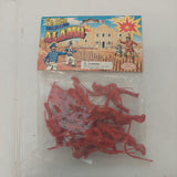 The Battle of the Alamo 1995 Red Soldier Figure Set New in Bag