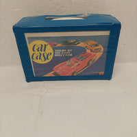 Vintage Blue Car Case Holds 24 Cars