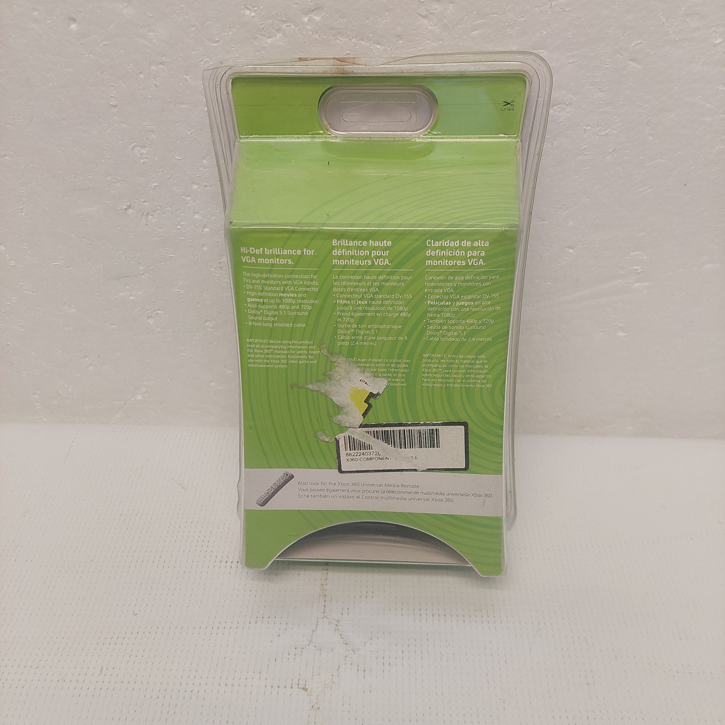 VGA AV Cable for Microsoft Xbox 360