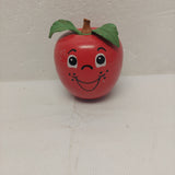 Vintage Fisher Price Happy Apple Musical Chime Roly Poly