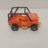 Fisher Price 1977 Orange Jeep