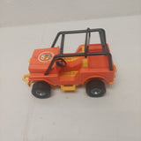 Fisher Price 1977 Orange Jeep